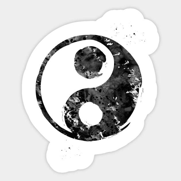 Yin Yang Sticker by erzebeth